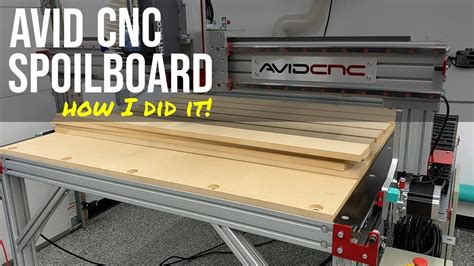 cnc router parts spoilboard|avid cnc spoilboard.